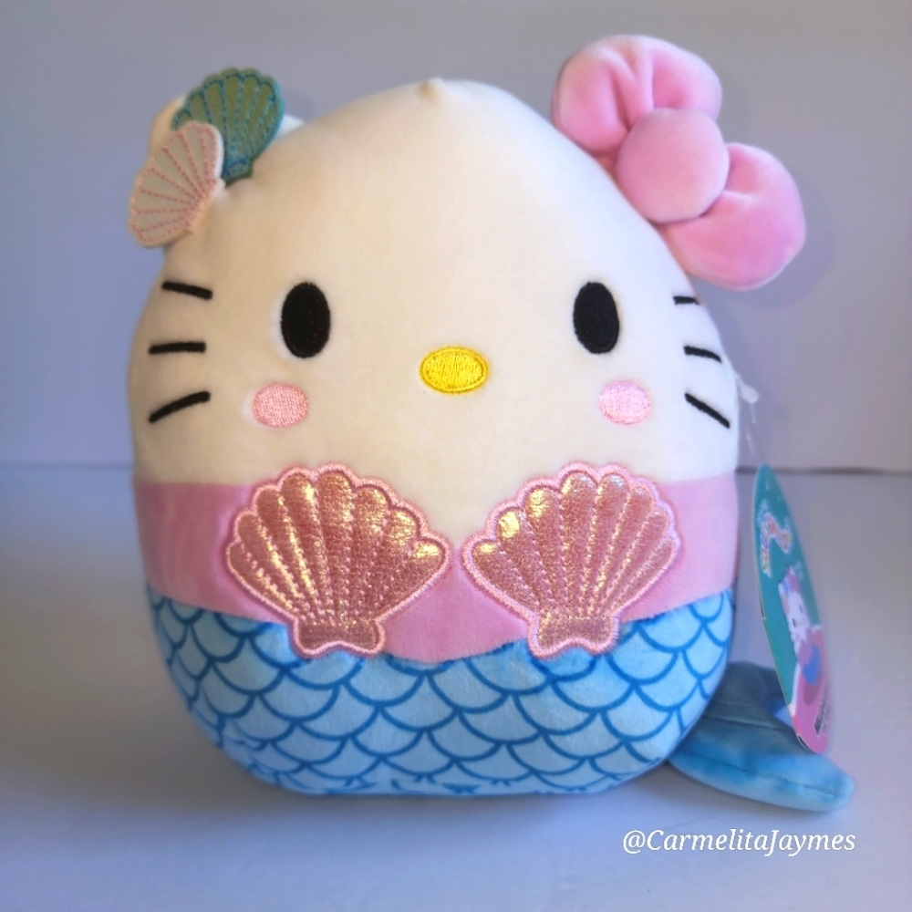 Hello Kitty 🧜‍♀️ Mermaid Original Squishmallow by Kelly Toy ☆》NWT《☆